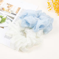 Diadema Elástica Para Mujer En Organza Multicolor Con Nudo Scrunchie Accesorio De Cabello Para Moño Y Cola De Caballo Fashion Headwear - details 7
