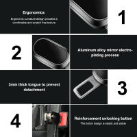 Extensor De Cinturón De Seguridad Para Coche Clip De Hebilla Con Botón De Liberación Metal 1/2 Piezas Bloque De Seguridad De 2cm - details 7