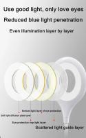 Lámpara Portátil De Lectura Con 18 LEDs Protección Ocular USB Direct Plug Para Dormitorio Y Estudio Luz Nocturna Disponible - details 2