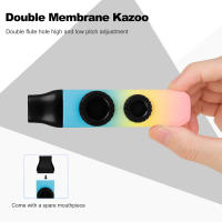 Kazu Flute ABS Zoukat Kazoo Con Dos Agujeros Reemplazables Boquilla De Soplado 10pcs Instrumento Musical Para Ukulele Y Guitarra - details 36