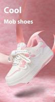 Nuevos Patines LED Para Niñas Cuatro Ruedas Invisible Zapatillas De Rodar Para Niños Y Niñas Algodón Transpirable Caña De Madera Material De Suela De Goma - details 1