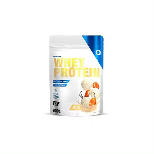 WHEY PROTEIN (900G) VAINILLA CARAMELO - Quamtrax - 1