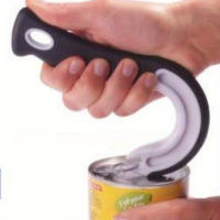 Abrigo De Botellas Y Lata 1pc Herramienta De Apertura De Lata En Forma De Gancho Indispensable Para Cada Hogar Utensilio De Cocina - details 0