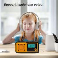 Radio De Emergencia Portátil Con Solar Y Manivela 4000mAh AM/FM Con LED Y Cargador De Teléfono Móvil Y Banco De Almacenamiento - details 9