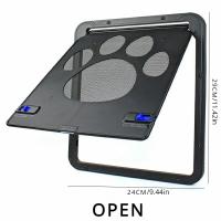 Puerta Para Mascotas Perros Y Gatos Con Seguro De Seguridad Fachada Ventana Montaje Fácil Accesorio De Moda Al Aire Libre Para Entrada Y Salida Libre - details 7
