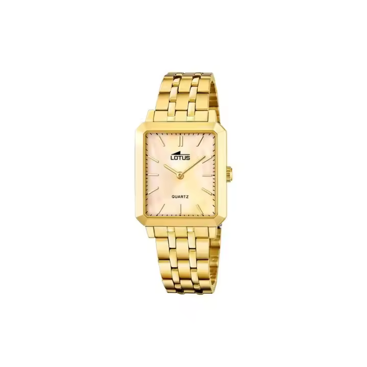 Reloj Lotus Mujer 18982/1 Square Series – Acero, Dorado, Rectangular - 1