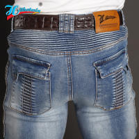 Pantalones De Motocicleta Para Hombres Con Protección De Rodilla Y Antigolpes Kevlar Aramid Fireproof Casual Motocross Azul - details 23