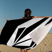 Toalla De Playa Microfibra Volcom Logo Quick Dry Toalla De Piscina Para Viajes Yoga Absorbente Y Suave Tamaño 76x182 Cm - details 5