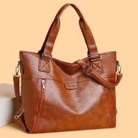 Bolso De Hombro Retro Para Mujer Bolso De Mano De Moda Gran Capacidad Tote Bag Multicapa Bolso Cruzado Casual Para Todas Las Estaciones - details 0
