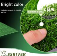 Alfombra De Hierba Artificial Para Exterior Falsa Hierba Sintética Gruesa Para Perros Jardín Escenario De Escalera Alfombrilla De Astroturf Para Paisaje - details 48
