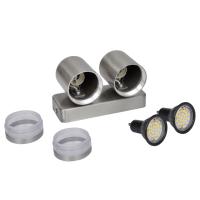 vidaXL Aplique de pared cónico, LED e inoxidable - details 2
