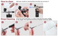 Compresor Portátil Para Aerógrafo De Uñas 7.4V Herramienta De Arte De Uñas Con Aerógrafo Para Pintura De Artesanías - details 2