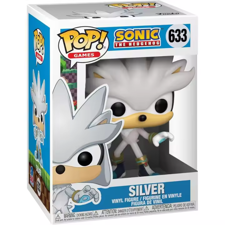 Funko Pop Silver Sonic The Hedgehog (633) figura 9,5 cm - 1