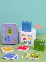 Juego De Tablero De Bloques Cubo Cambio De Cara Juguete De Madera Montessori Para Niños Desafío Mental Educativo Regalo - details 0