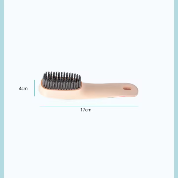 Cepillo De Limpieza Multifuncional Para Zapatos Y Baño Con Mango Largo Cepillo Rígido Para Lavandería Y Piso Material Plástico - 1