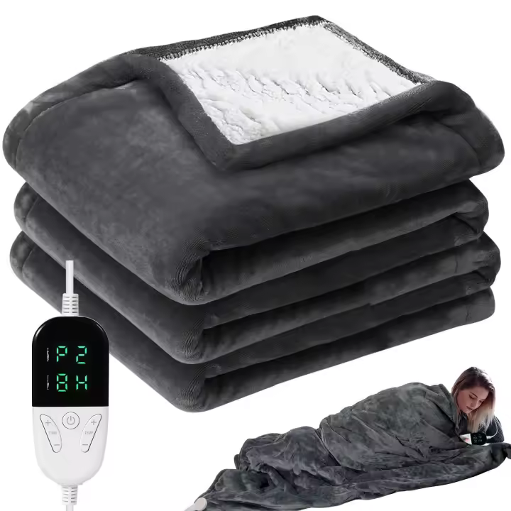 Manta de Caldera de Doble Capa con control de Temp cubierta de Manta Eléctrica Protección automática - 1