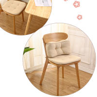 Cojín De Silla De Comedor De Verano Espeso De Algodón Y Lino Transpirable Cojín En Forma De Herradura Para Estudiantes Suministros Para El Hogar - details 2