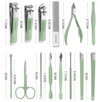 Kit De Aseo Personal Leeseph 18 En 1 Profesional De Acero Inoxidable Para Viajes Set De Manicura Y Pedicura Herramientas De Corte Y Afeitar Para Dedos Y Pies - details 0