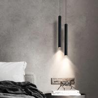 Lámpara Colgante Moderna Nórdica LED Doble Cabeza Para Comedor 2m Con Tubo Decorativo De Cilindro Lámpara De Pared Chandelier - details 3