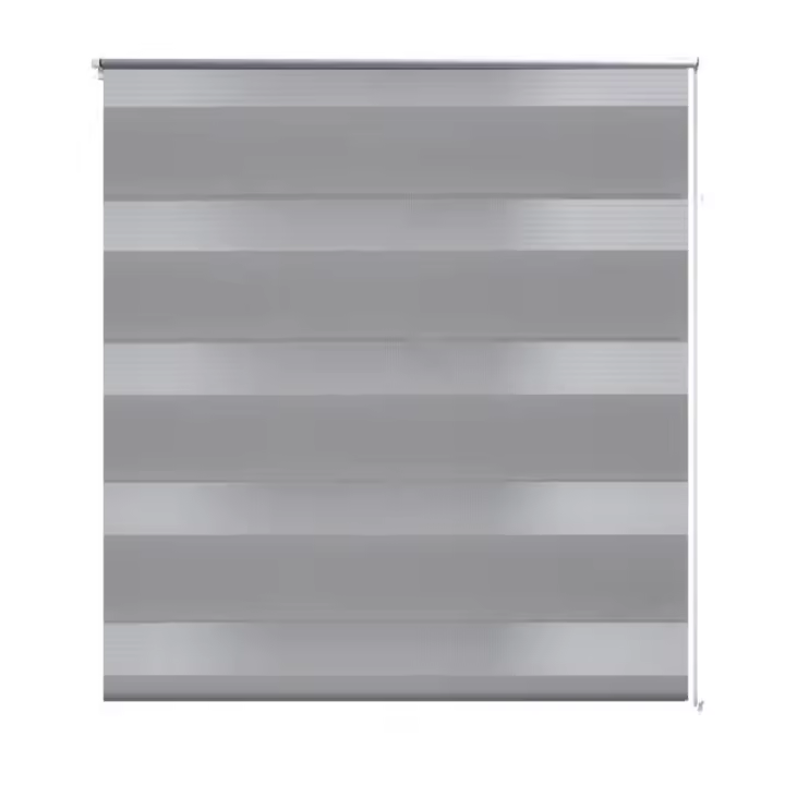 vidaXL Persiana Cebra 120 x 230 cm Gris - 1