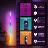 Lámpara De Piso Inteligente LED RGB Con Control Remoto Y APP Sincronización De Música Iluminación De Esquina Con Timer Moderna Para Sala De Estar Juego - details 6