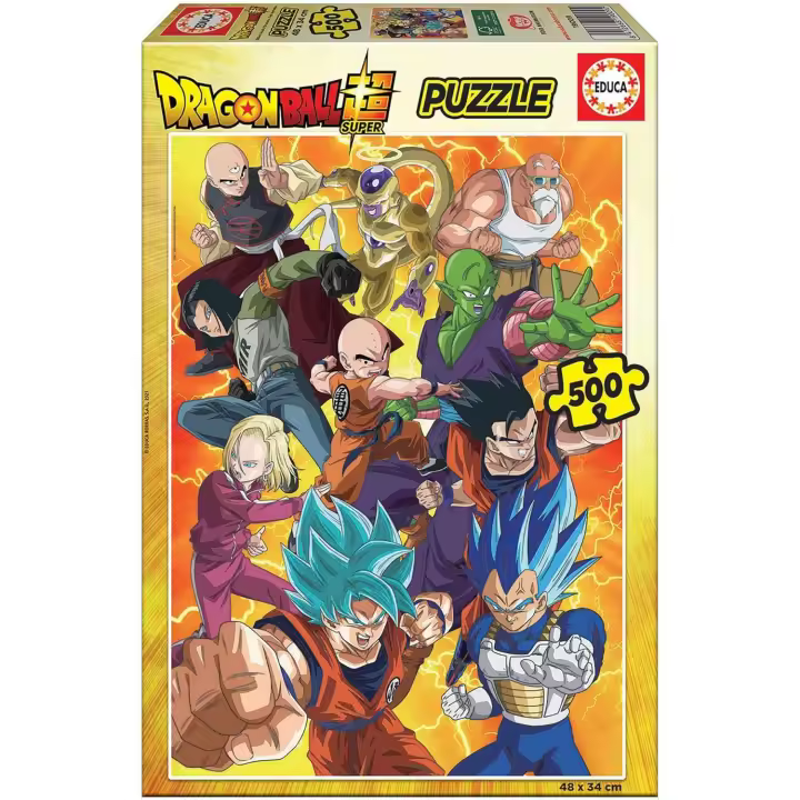 Educa Puzzle 500 Dragon Ball Incluye Pegamento Fix Puzzle Educa 19009 - 1