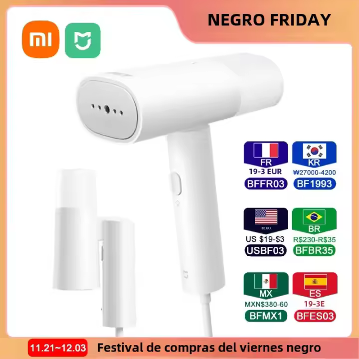 Xiaomi Mijia Aspiradora De Mano Para Ropa 2 Hierro Limpieza Con Vapor Eléctrica Portátil Plegable Eliminación De Pulgas Máquina De Planchar Para Ropa - 1