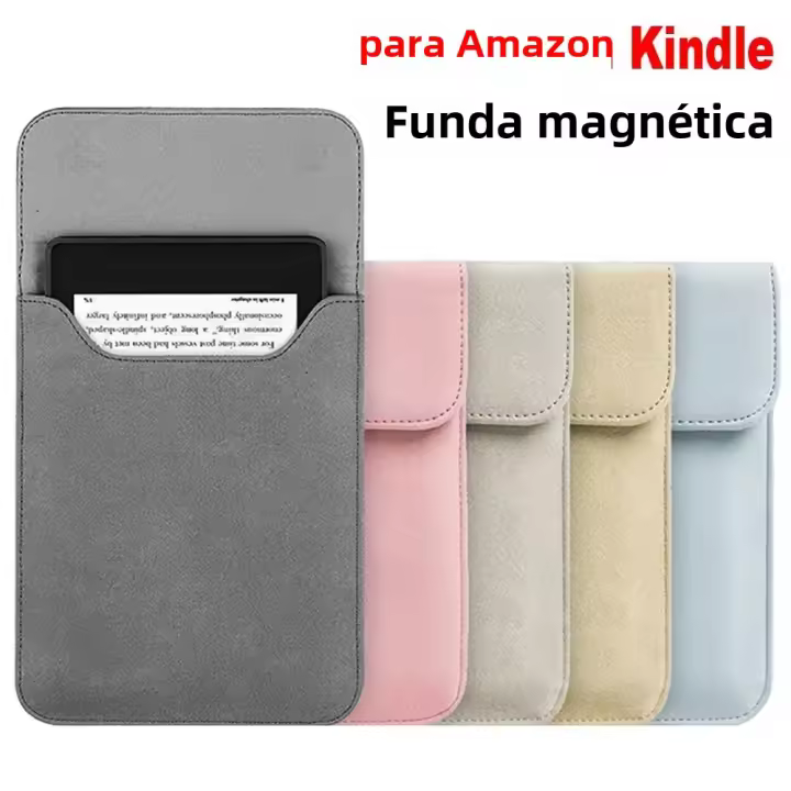 Funda De Cuero PU Para Tableta Kindle 6.8" Protectora Insert Pouch Para Generación 11 6" Paperwhite Estuche De Transporte Para e-Reader - 1
