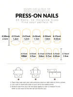 24PCS Uñas Postizas Presionadas Cortas Rosa Cuadradas Diseño De Amor Uñas Postizas Francesas Con Brillo Uñas Lindas Para Fiesta - details 25