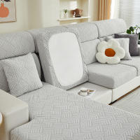Cubierta De Sofá Con Patrón De Jacquard Rayado Estilo Capa De Ducha Versátil Todo El Año Fácil De Instalar Para Sofá L Asiento Individual Y Sofá De Dos Plazas - details 17