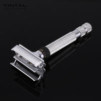 Afeitadora De Seguridad Clásica YINTAL Nueva Moda Ajustable Con Mango Largo Para Hombres Afeitado De Cuerpo Y Cara - details 0