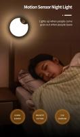 Lámpara LED De Sensor De Movimiento Recargable Magnética Redonda Para Armario Pasillo Cocina Dormitorio Escaleras Luz De Emergencia Nocturna - details 0