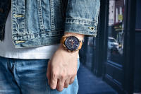 Reloj De Pulsera Deportivo De Lujo Para Hombre BENYAR Con Correa De Cuero Resistente Al Agua Y Al Choque Cronógrafo De Cuarzo Reloj Militar - details 4