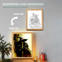 Figura De Anime Berserk Behelit Griffith Con Luz LED Lámpara De Noche Decoración Para Habitación Regalo De Navidad Figura De Acción De Dibujos Animados - details 12