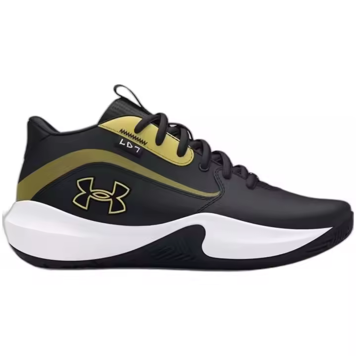 Calzado Baloncesto marca Under Armour modelo 3028513-001 para kids en color negro - 1