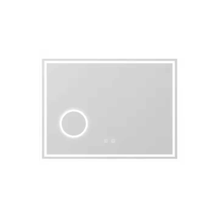 100x60cm Espejo baño bluetooth con LED antivaho + Dimmable + 3 Colores + Aumento 3X - 1