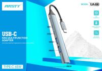 Nuevo Adaptador Multifunción 5 en 1 USB Tipo C Carga Rápida 65W Modelo UA-04 - details 2