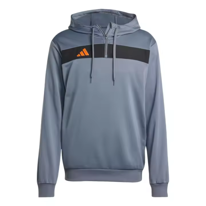 Sudadera gris Adidas Tiro Es gris -negro hombre - 1