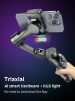 Gimbal L7C pro 3-Eje Con Rastreo De Cara Y Luz RGB Magnética Estabilizador Antisucción Para iPhone Android Para TikTok/Vlog/Live - details 0