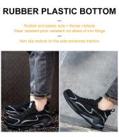 Botas De Seguridad Para Hombre Con Punta De Acero Indestructibles Zapatillas De Trabajo Zapatos De Fabricante Sin Capa Antirrápidos Y Resistente Al Agua - details 10