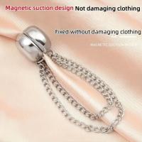 4pcs Clip Magnético De Moda Para Ropa Fuerte Clip De Perno Gratis Broche Decorativo Para Pañuelos Y Trajes De Mujer - details 8
