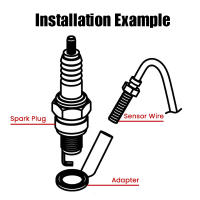 Medidor De Temperatura Doble MINI 4 Para Motocicleta CB500X NMAX125 XMAX250 300 Digital LED Medidor De Voltaje Tiempo De Cabeza De Cilindro Y Temperatura Del Agua - details 5