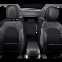 Funda universal para asiento de coche, funda de asiento de coche bordada de PU para todas las estaciones - details 0