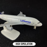 Replica De Avión De Metal a Escala 1:250 Lufthansa A380 Modelo Aviación Miniatura Decoración Para Sala De Arte Juguete Antiestrés Para Niños - details 2