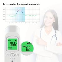 Termómetro Digital sin contacto para niños y Adultos, Alarma de temp, Frente, interior, infrarrojo, multimoción - details 4