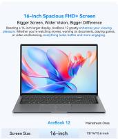 Blackview Acebook 8 Laptop, pantalla IPS de 15.6" 1920*1080, Intel Core N97 4 Core Hasta 3.6GHz, 16GB RAM 512GB SSD, WiFi de banda dual Bluetooth 5.0, 2*USB 3.0 1*USB 2.0 1*USB-C 1*HDMI 2.0 1*Jack de audio 1*Ranura para tarjeta MicroSD, Batería de 38Wh 36 - details 5