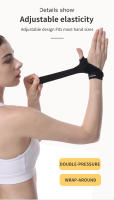 1Pcs Apoyo De Muñeca Ultrafino Con Compresión Para Tendinitis Deformidad De La Juntura De La Mano Síndrome Del Túnel Carpiano Artritis Tamaño M/L Negro/Azul - details 6