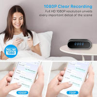 Cámara Miniatura HD 1080P Con Alarma Y Visión Nocturna Control Inalámbrico Wifi Cámara DVR Para Vigilancia Doméstica Monitor De Video - details 2
