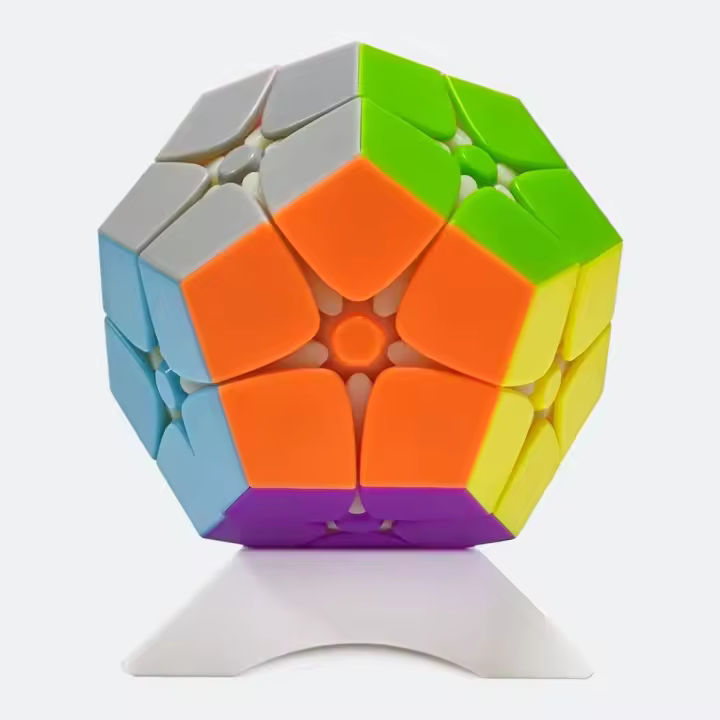 Cubo mágico 3D Megaminx Dodecaedro 2x2, Cubo Megaminx Gigaminx 2x2x12, Cubo de superficie de 12 pulgadas, Multicolor, Sin pegatinas - 1