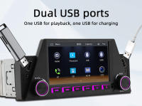 BQCC Radio De Coche 1 Din 4.7'' Con Android Auto Carplay RDS Botones Luzes Mirrorlink BT Dual USB Tipo-c Carga Estéreo In-Dash - details 11